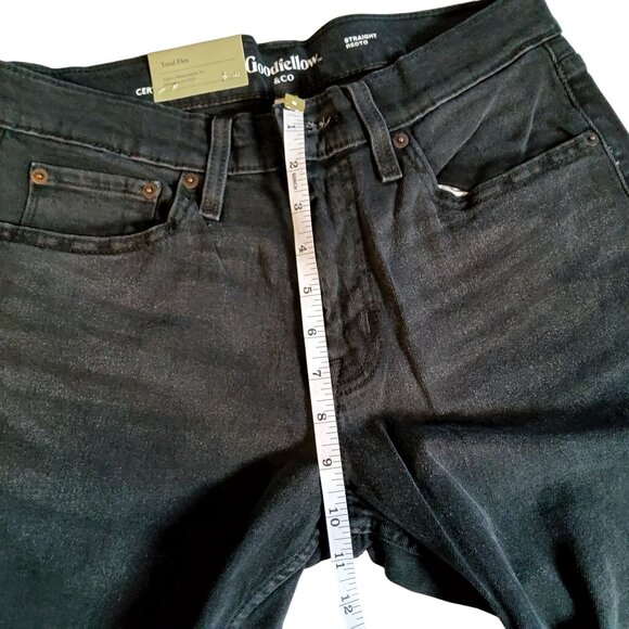 Goodfellow & Co Mens Black Stretch Jeans 30x32 Cotton Elastane Blend StraightFit - Picture 4 of 10